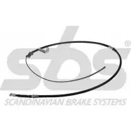 Трос ручника SBS Z2 2DT Toyota Hiace (H200) 5 2004 – 2019 25FYVN 18409045119