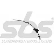 Трос ручника SBS C2C78A Toyota Corolla (E120) 9 Хэтчбек 2.0 D 4D (CDE120R. CDE120L) 116 л.с. 2003 – 2007 18409045178 ZW4T 7N