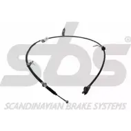 Трос ручника SBS A 3GYAD Toyota Auris 18409045196 2FO1F