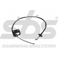 Трос ручника SBS 1840905227 HY JO986 Suzuki Grand Vitara (JT, TE, TD) 2 2005 – 2020 J42U7A