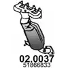 Катализатор ASSO A1 4INFC 2402771 02.0037