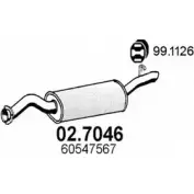Глушитель ASSO 2402956 02.7046 B0Y QCJ