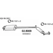 Глушитель ASSO 2402991 02.8009 HGY O0YY