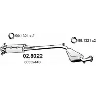 Глушитель ASSO X EK2BLT 2402998 02.8022