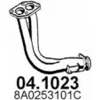 Выхлопная труба глушителя ASSO V 2G0P2N Audi 80 (B4, 8G7) 4 Кабриолет 2.0 E 115 л.с. 1993 – 1998 04.1023