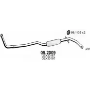 Предглушитель ASSO 05.2009 ZK3Z KLH 2403250