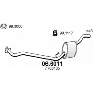 Резонатор ASSO 06.6011 R AUNEZ 2403310