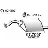 Глушитель ASSO 07.7007 M 841P 2403361