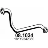 Выхлопная труба глушителя ASSO 08.1024 2403432 M218X YY