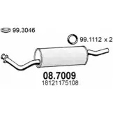 Глушитель ASSO U N08E5 08.7009 2403535