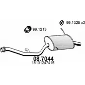 Глушитель ASSO BWQ8 Q7 Bmw 3 (E36) 3 Хэтчбек 1.6 316 g 102 л.с. 1994 – 2000 08.7044