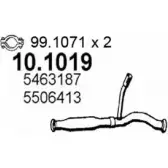 Выхлопная труба глушителя ASSO 2403731 10.1019 II 64C