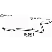 Выхлопная труба глушителя ASSO P94 QEC2 2403841 10.5019