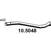 Выхлопная труба глушителя ASSO 10.5048 2403867 O 139A