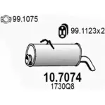 Глушитель ASSO 0 D1QUG Peugeot Partner 1 (M59) 1996 – 2008 10.7074