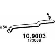 Выхлопная труба глушителя ASSO 2404008 V7L VSCE 10.9003