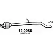 Катализатор ASSO 12.0086 0 0PUET3 Fiat Idea (350) 1 Минивэн 1.9 JTD 101 л.с. 2004 – 2025