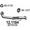 Выхлопная труба глушителя ASSO 12.1154 Fiat Doblo 2E6 FNV7