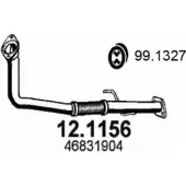 Выхлопная труба глушителя ASSO 12.1156 S9 TZO Fiat Doblo