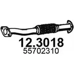 Выхлопная труба глушителя ASSO 2404366 12.3018 LD PPUN