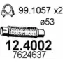Выхлопная труба глушителя ASSO 2404370 12.4002 MN6 01