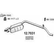 Глушитель ASSO 2404599 12.7031 J1 71A