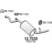 Глушитель ASSO 12.7035 MPB 4EZ 2404603