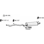 Глушитель ASSO 12.7085 IE EJF 2404649