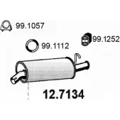 Глушитель ASSO 2404691 249DK T 12.7134