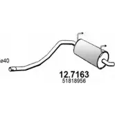 Глушитель ASSO IKN UUB Fiat Panda (169) 2 Хэтчбек 1.2 Natural Power 60 л.с. 2007 – 2011 12.7163