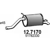 Глушитель ASSO Fiat Grande Punto (199) 1 2005 – 2018 0 BSQG8 12.7170