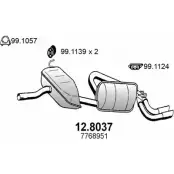 Глушитель ASSO 12.8037 JA64S 19 2404758