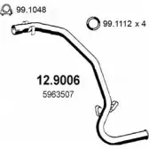 Выхлопная труба глушителя ASSO 12.9006 0E VT1 2404777