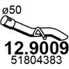Выхлопная труба глушителя ASSO WHRJ U 12.9009 Peugeot Bipper Tepee 1 (AA) Универсал 1.3 HDi 75 75 л.с. 2010 – наст. время