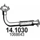 Выхлопная труба глушителя ASSO N5F 9F 14.1030 Ford Mondeo 2 (GD, BNP) Универсал 1.6 i 90 л.с. 1996 – 2000