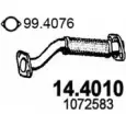 Выхлопная труба глушителя ASSO 2Y ZUFNT Ford Tourneo Connect 14.4010