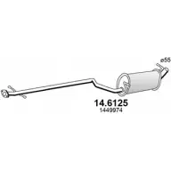 Резонатор ASSO 14.6125 657R U7 Ford Transit Connect 1 (C170) 2002 – 2020