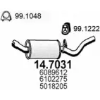 Глушитель ASSO 14.7031 2405114 CNBI F