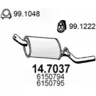 Глушитель ASSO 14.7037 2405120 S 9Y3O6F