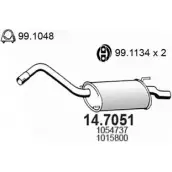 Глушитель ASSO 2405134 14.7051 8Q5Y1 9