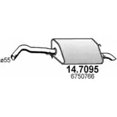 Глушитель ASSO F XV5G 14.7095 2405175