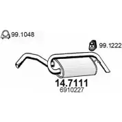 Глушитель ASSO 14.7111 N BTZX 2405188