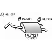 Глушитель ASSO 14.7127 2405202 VZA 1C