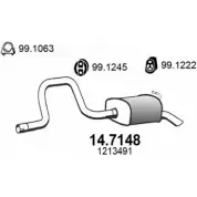 Глушитель ASSO 2405218 BHW0 YB 14.7148