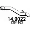 Выхлопная труба глушителя ASSO UT9 NXA 2405246 14.9022