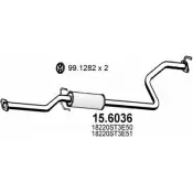 Резонатор ASSO M5U 5OY Honda Civic 6 (MB, MC) Универсал 1.5 16V (MB9) 114 л.с. 1998 – 2001 15.6036