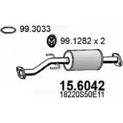 Резонатор ASSO 15.6042 Honda Logo 1 (GA) 1996 – 2001 3T 5NRQX