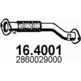 Выхлопная труба глушителя ASSO DCS 2K 2405388 16.4001