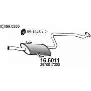 Резонатор ASSO Hyundai Matrix 16.6011 00FU 7H