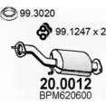 Катализатор ASSO Mazda 323 (BA) 5 Седан 1.8 16V 114 л.с. 1994 – 1998 4KZ SL 20.0012